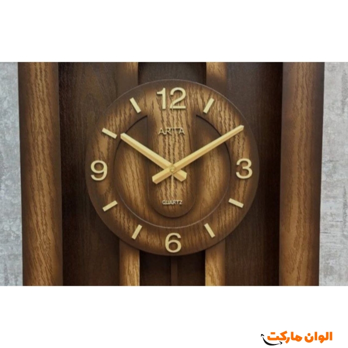 خرید-ساعت-دیواری-مدل-آرتا-چوبی-کد-m1052
