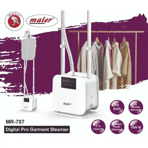 اتو بخار ایستاده مایر مدل MR787 ظرفیت ۲.۱ لیتر تک و عمده  کد M1075