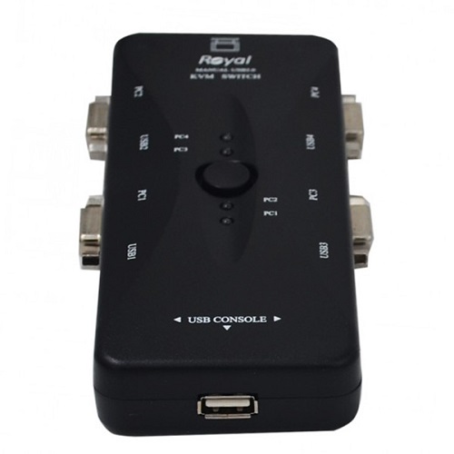 سوییچ KVM 4 پورت رویال (Royal)  کد t192