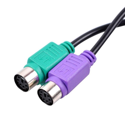 مبدل USB به PS/2 (برای کیبورد و ماوس)  کد t207