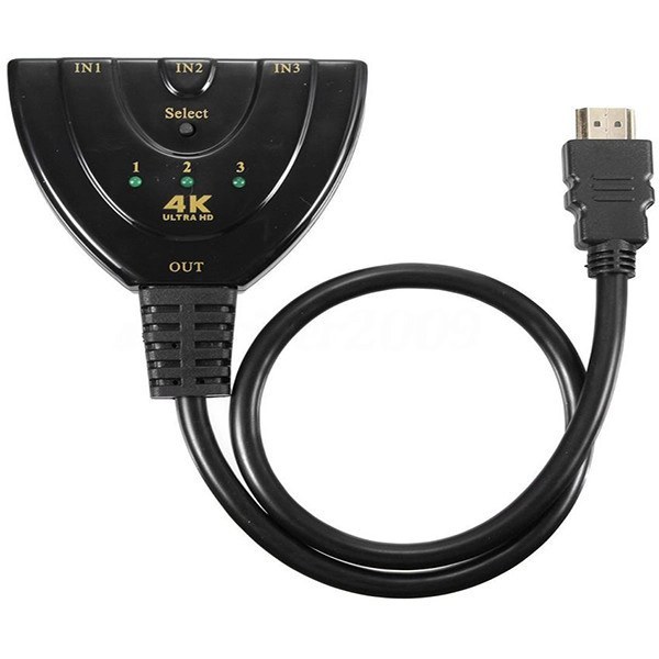 سوییچ سه پورت HDMI مدل 4K ULTRA کد dj011