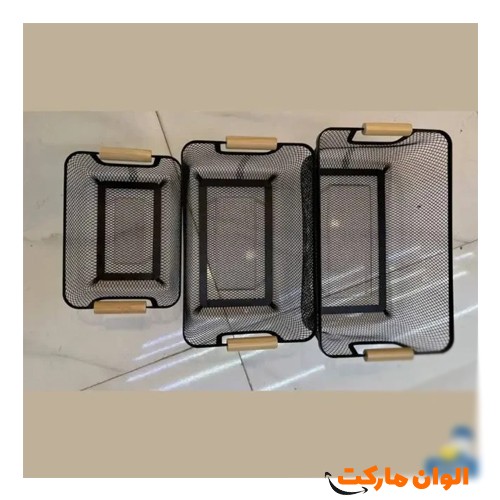 خرید-سبد-فلزی-دو-دسته-چوب-ایکیا-سایز-کوچک-کد-g-3304-و-قیمت-و-لیست-