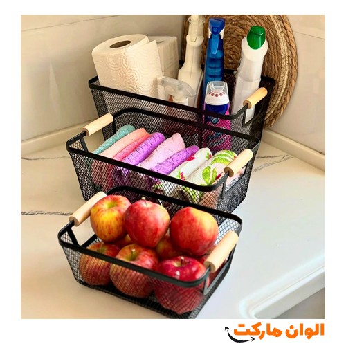 خرید-سبد-فلزی-دو-دسته-چوب-ایکیا-سایز-بزرگ-کد-g-3306-و-قیمت-و-لیست-