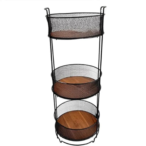 پخش-سبد-فلزی-دو-دسته-چوب-ایکیا-سایز-متوسط-عمده-کد-g3308