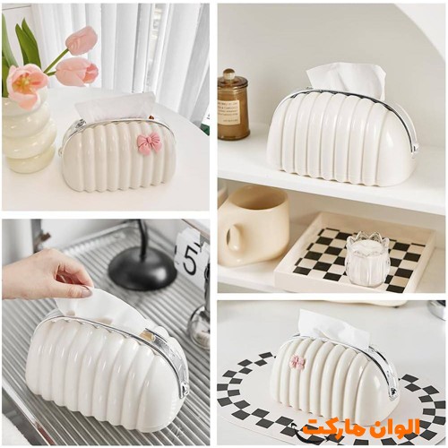 پخش-جا-دستمالی-پاپیوندار-فانتزی-عمده-کد-g-3313