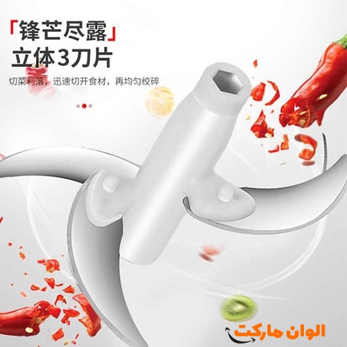 پخش-خردکن-5-2-لیتری-3-تیغه-پمپی-foodprocessor-عمده-کدg3345