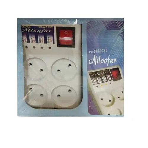 محافظ برق 4 راهه نیلوفر کد t254