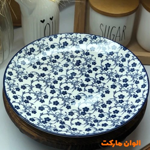 پخش-پیش-دستی-سرامیکی-کوچک-گل-ابی-عمده-کد-g3353