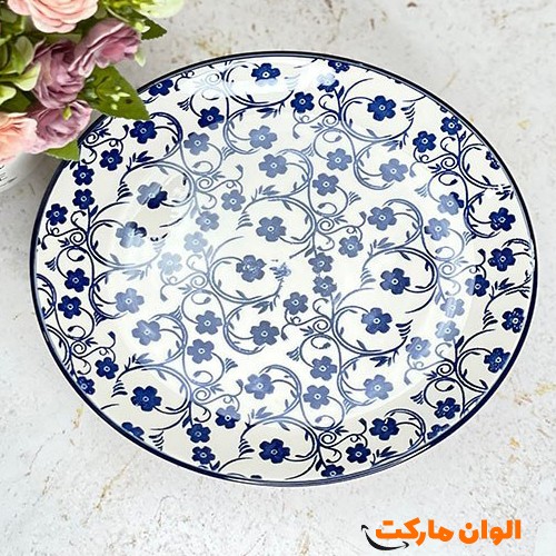 پخش-پیش-دستی-سرامیکی-کوچک-گل-ابی-عمده-کد-g3353