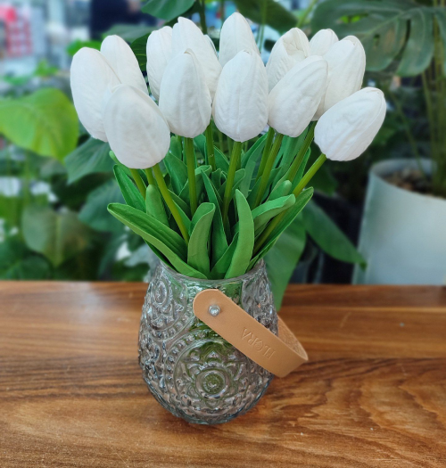 گلدان مدل شیشه ای  مدرن کد G3366 تک و عمده 