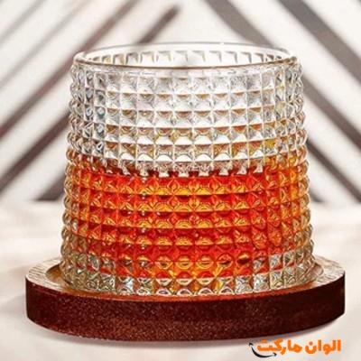 لیوان چرخشی کف چوبی کد M1203
