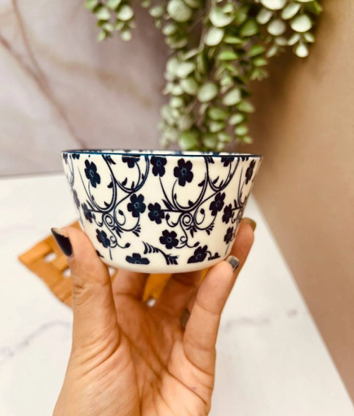   پیاله گرد  گل آبی  دنی هوم  کد G3372 تک و عمده