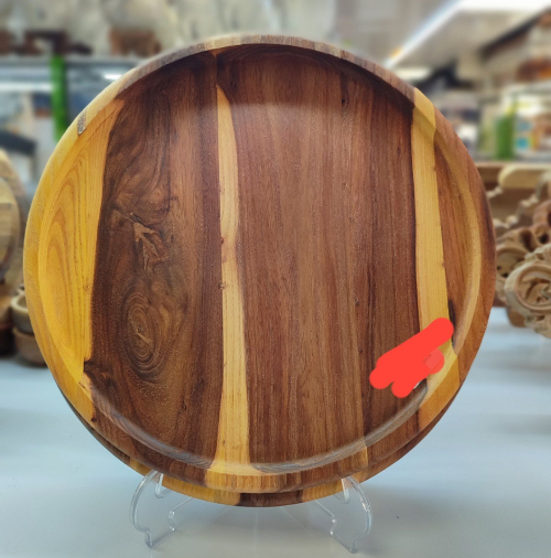 سینی سرو  چوب گردو  کد M1206 تک و عمده