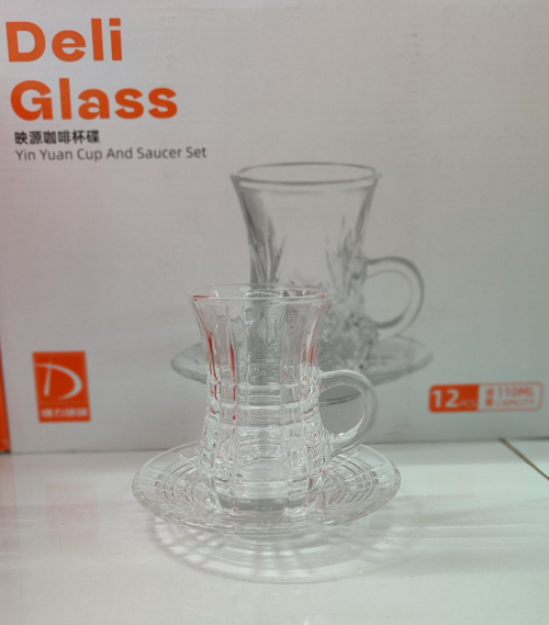 کپ و زیره بلور دلی کد M1211 تک و عمده