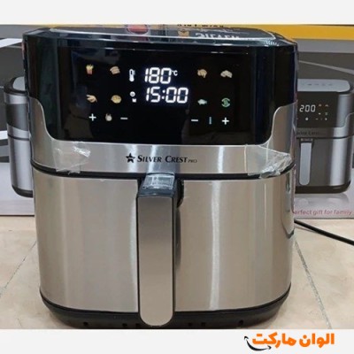 سرخ‌کن دو المنت سیلور کرست  15.5 لیتری مدل SCP-1555D کد P001