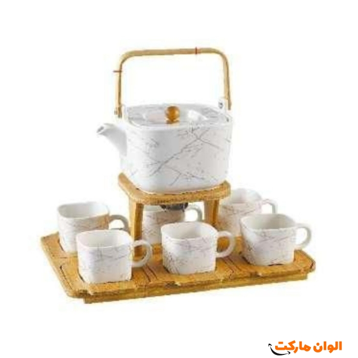 ست-قوری-و-فنجان-۴-گوش-کد-m1219