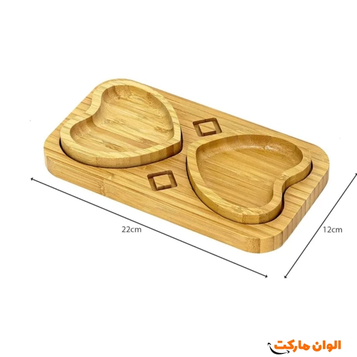 ظرف-سرو-دو-خانه-قلبی-کد-m1222