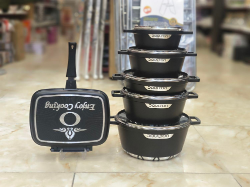 خرید سرویس قابلمه کوکینگ 12 تیکه کد P003 تک  و عمده 