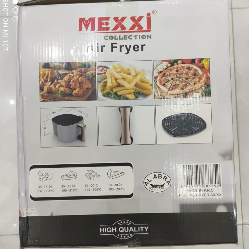 پخش عمده سرخکن 6 لیتر لاکی مکسی-MEXXI کد P015