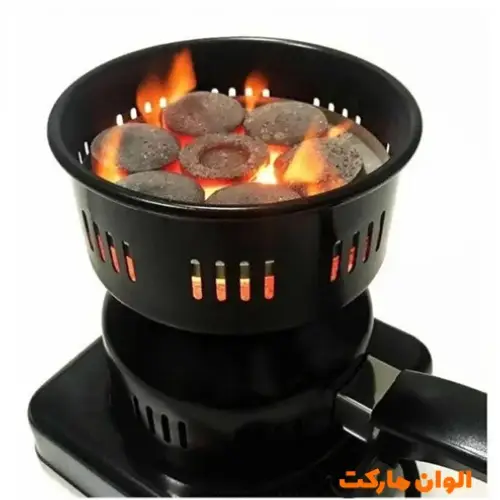 ذغال سرخ کن برقی دسته دار کد P029