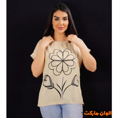 تولیدی تیشرت زنانه مدل جدیدکد G3434