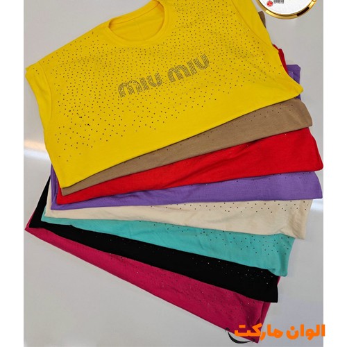 تولید-ست-تیشرت-شلوار-زنانه-گلکسی-قواره-بزرگ-miu-miu-عمده-کد-g3436