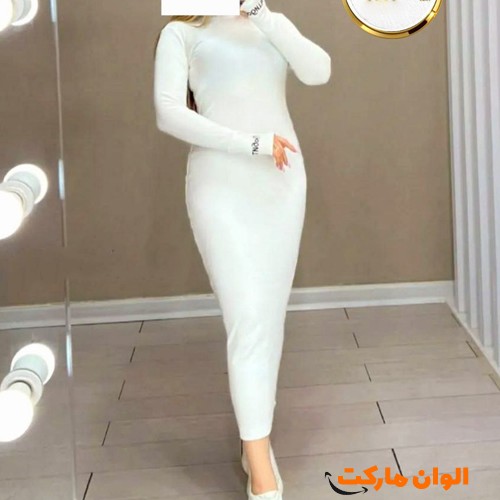 ماکسی-زنانه-فانریپ-یقه-اسکی-فینگردار-کبریتی-کدg3453