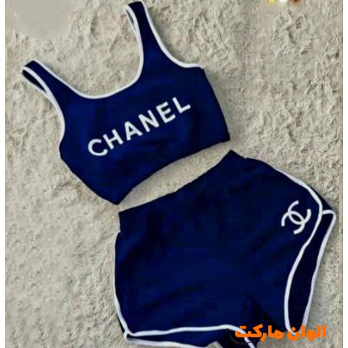 تولید-ست-نیم-تنه-شورتک-زنانه-اسپان-مدل-چنل-chanel-عمده-کد-g3460