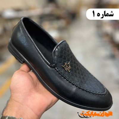 تولیدی کفش مجلسی مردانه مدل جدید تک و عمده کد L247