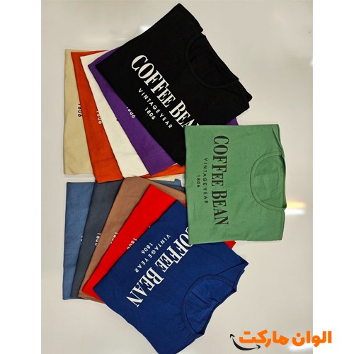تولید-تیشرت-زنانه-نخ-پنبه-مدل-کافه-بین-coffee-bean-عمده-کد-g3380