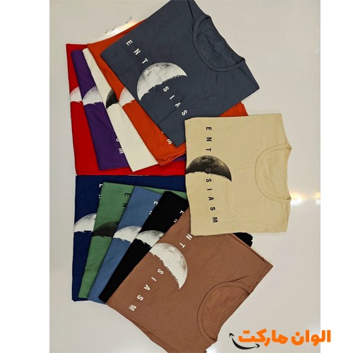خرید-تیشرت-زنانه-نخ-پنبه-طرح-هلال-ماه-کد-g3381
