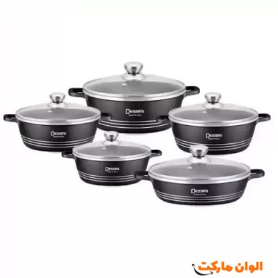 پخش عمده سرویس قابلمه  برند دیسینی  ۱۰ پارچ کد P048