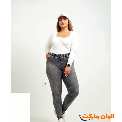 تولید-شلوار-لی-زنانه-پارچه-نیل-مام-استایل-عمده-کد-g3434