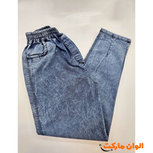 تولید-شلوار-لی-زنانه-پارچه-نیل-مام-استایل-عمده-کد-g3434
