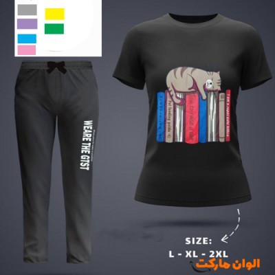 خرید تیشرت شلوار زنانه مدل جدید کدG3461