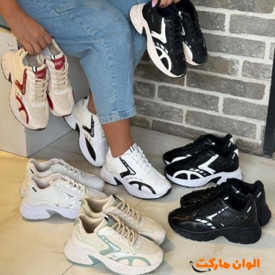 خرید و تولیدی  کتونی اسپرت زنانه مدل جدید تک و عمده  P069