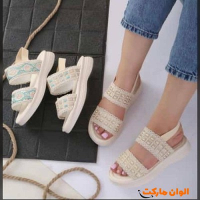 خرید صندل زنانه مدل جدید تک و عمده  کد P082