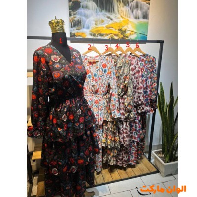 تولیدی پیراهن زنانه مدل جدید کد G3545