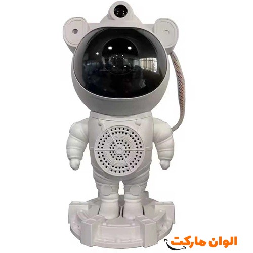 خرید-عمده-صادرات-چراغ-خواب-پروژکتوری-اسپیکردار-کهکشانی-مدل-فضانورد-ایستاده