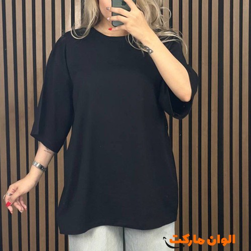 خرید-تیشرت-زنانه-مدل-جدید-پنبه-سوپر-نخ-کد-g3561