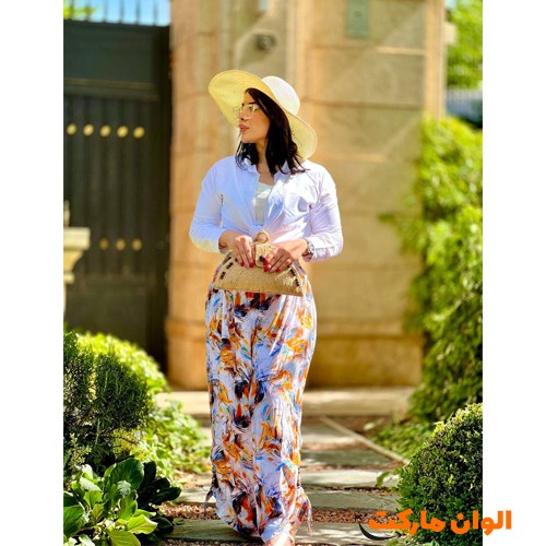 تولیدی-ست-دامن-شلواری-زنانه-مدل-جدید-نخی-کد-g3570