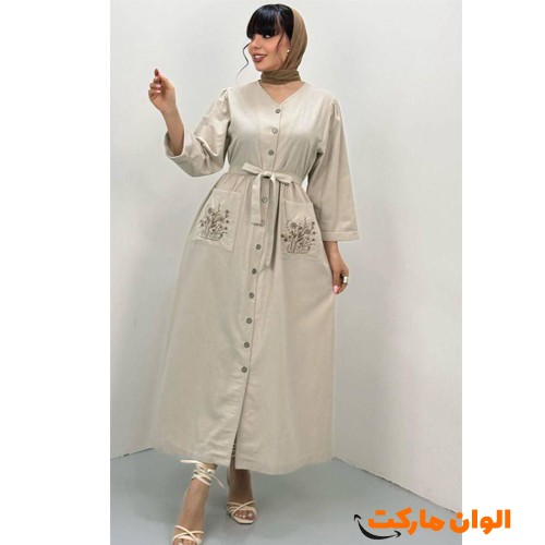 Buy-women's-kaftan-new-model-foreign-linen-code-g3615