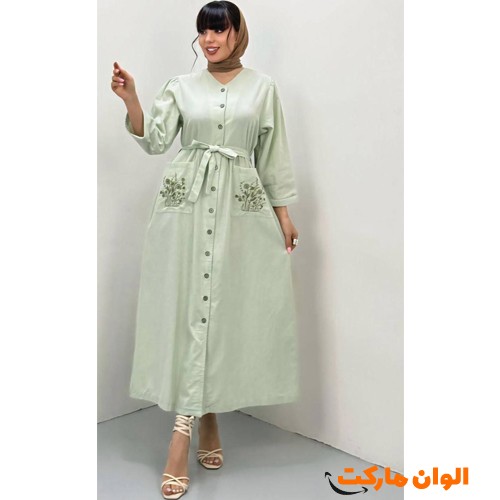 Production-of-women's-kaftan-new-model-foreign-linen-code-g3616