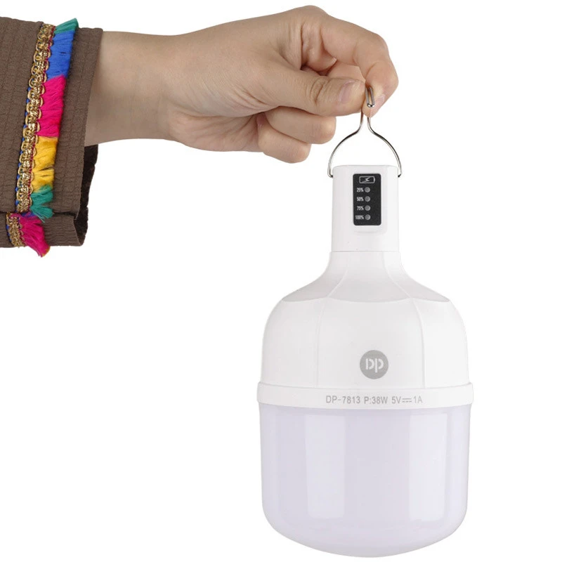 پخش چراغ آویز دار شارژی روشنایی مدل DP.LED 38W