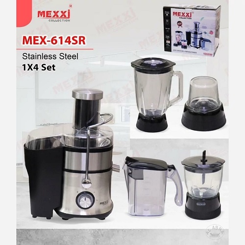 خرید و قیمت آبمیوه‌گیری 4 کاره مکسی  مدل mex-614-sr کد  t370
