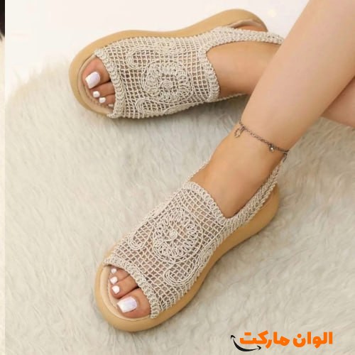Women's sandals, guipure model, code r027, new model, wholesale