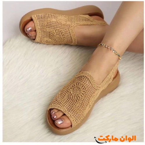 Women's sandals, guipure model, code r027, new model, wholesale