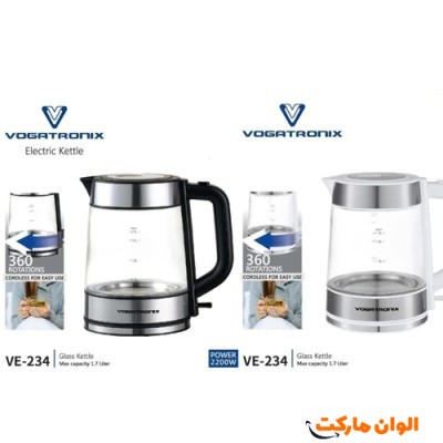 کتری برقی وگاترونیکس مدل VE-234 کدG3701