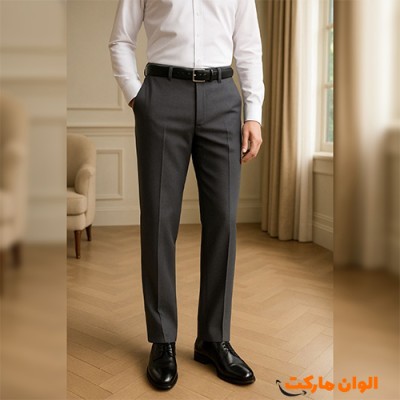 تولیدی شلوار ساتن مردانه مدل جدید تک و عمده کد L281 