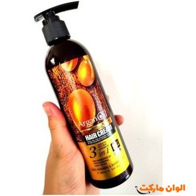 خرید کرم  مو بیرون حمام 3in1 حاوی روغن آرگان و کراتین حجم 280 میل آرگان اویل کدr067 
